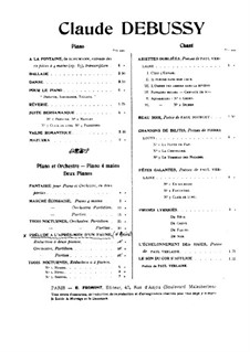 Prélude à l'après-midi d'un faune (Vorspiel zum Nachmittag eines Faunes), L.86: Für Klavier, vierhändig by Claude Debussy