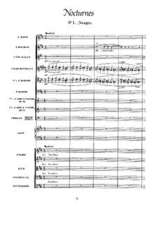 Drei Nocturnes, L.91: Vollpartitur by Claude Debussy