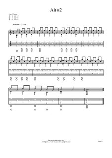 Air No.2 for Open C guitar: Air No.2 for Open C guitar by chenresi