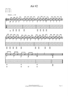 Air No.2 for Open C guitar: Air No.2 for Open C guitar by chenresi