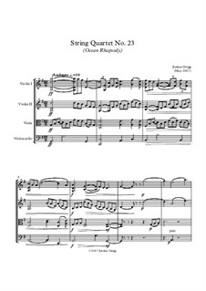 String Quartet No.23 (Ocean Rhapsody): String Quartet No.23 (Ocean Rhapsody) by Jordan Grigg