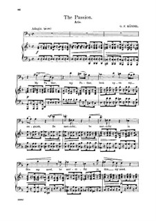 Brockes Passion, HWV 48: My father, look upon my anguish. Aria for bass by Georg Friedrich Händel