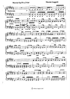 Marcias, Op.55: Marcia No.2 in Fa Diesis Maggiore by Marzia Gaggioli
