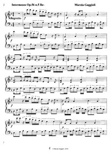 Intermezzos, Op.56: Intermezzo No.5 in Re Minore by Marzia Gaggioli