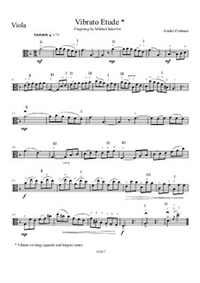 Transience: Viola solo (fingering by Mikhail Iakovlev) by Andrei Fridman