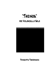 Thrinos: For cello solo, Op.21 by Panagiotis Theodossiou