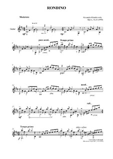 Rondino, Op.11 No.8: Rondino by Alexander Khodakovsky