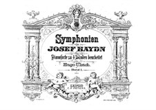 Sinfonie Nr.103 in Es-Dur 'Paukenwirbel', Hob.I/103: Version für Klavier, vierhändig by Joseph Haydn