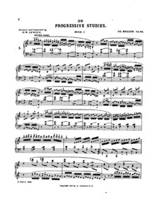Dreissig fortschreitende Etüden, Op.46: Etüden Nr.1-15 by Stephen Heller
