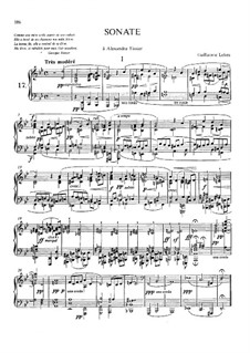 Sonate für Klavier in g-Moll: Sonate für Klavier in g-Moll by Guillaume Lekeu