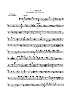 Ouvertüre: Cellostimme by Wolfgang Amadeus Mozart