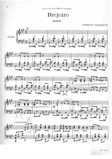 Brejeiro (Tango Breseiliene): Für Klavier by Ernesto Nazareth