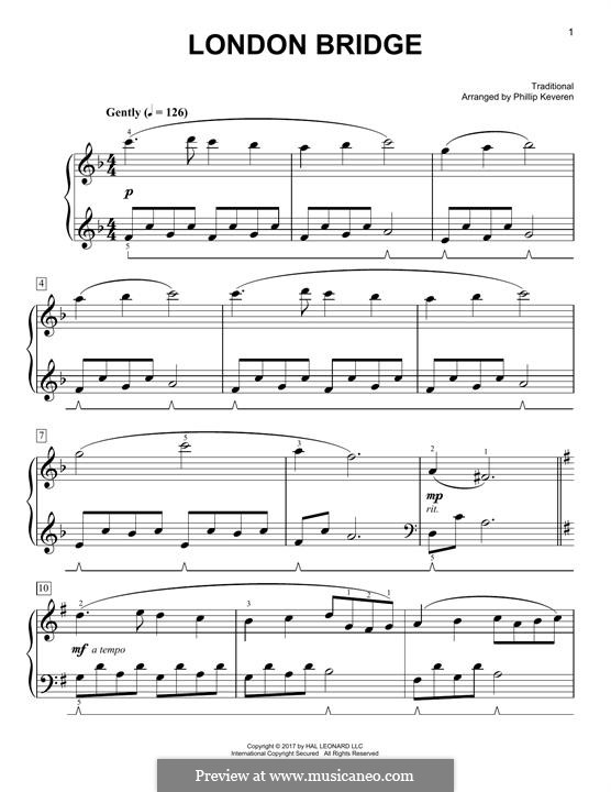 London Bridge von folklore - Noten auf MusicaNeo