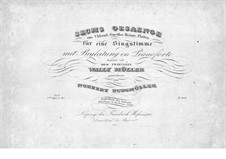 Sechs Lieder, Op.3: Sechs Lieder by Norbert Burgmüller