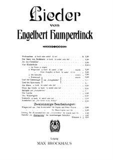 Dornröschen. Gesang der Rosenmädchen, EHWV 121: Dornröschen. Gesang der Rosenmädchen by Engelbert Humperdinck