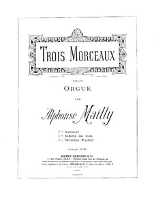 Drei Stücke: Drei Stücke by Alphonse Jean Ernest Mailly