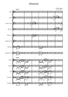 Увертюра: Партитура, партии by Iosif Iosifovich Genishta