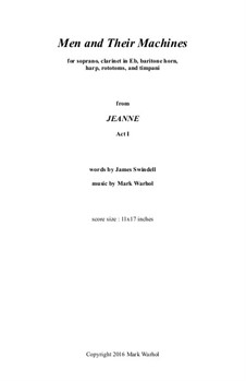 Jeanne: Men and Their Machines - score by Mark Warhol