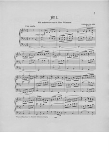 Sechs Orgeltrios, Nr.1-4, Op.100: Sechs Orgeltrios, Nr.1-4 by Gustav Adolf Merkel