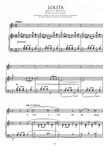Lolita: Für Stimme und Klavier by Arturo Buzzi-Peccia