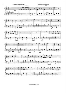 Valzers, Op.101: Valzer No.1 in Do Maggiore by Marzia Gaggioli
