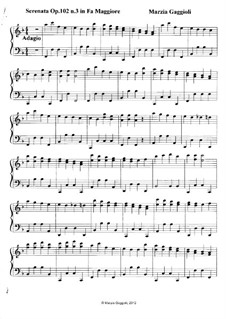 Serenatas, Op.102: Serenata No.3 in Fa Maggiore by Marzia Gaggioli