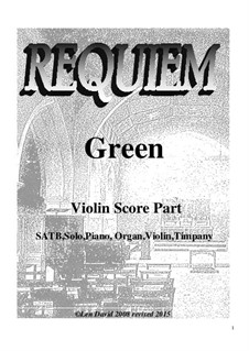 Requiem Green: Violinstimme by Len David