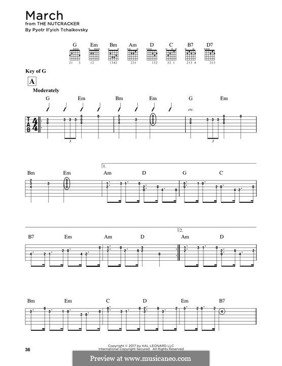 Nr.2 Marsch: Für Gitarre by Pjotr Tschaikowski