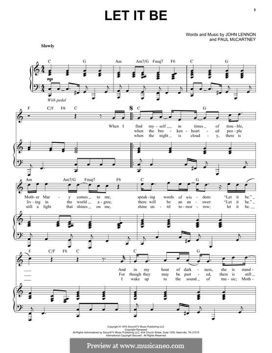 Vocal version: Für Stimme und Klavier by John Lennon, Paul McCartney