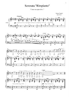 Serenade: Für Stimme und Klavier, Op.6 No.1 by Enrico Toselli