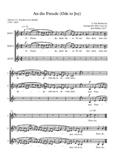 Teil IV: SSA by Ludwig van Beethoven