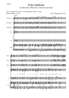O du fröhliche: Für Stimme, Klarinette und Orgel by folklore