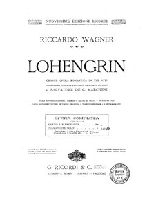 Vollständiger Oper: Bearbeitung für Klavier by Richard Wagner