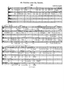 Gelobet seist du, Christe: Gelobet seist du, Christe by Ludwig Senfl