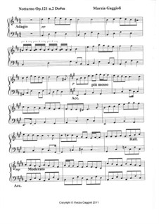 Notturnos, Op.121: Notturno No.2 in Do Diesis Minore by Marzia Gaggioli