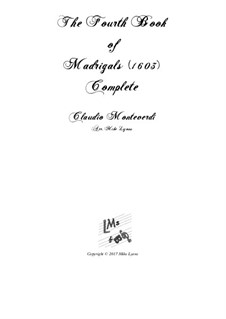 Heft 4 (für fünf Stimmen), SV 75–93: Arrangement for quintet instruments by Claudio Monteverdi