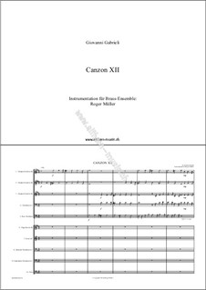 Canzon XII: Canzon XII by Giovanni Gabrieli