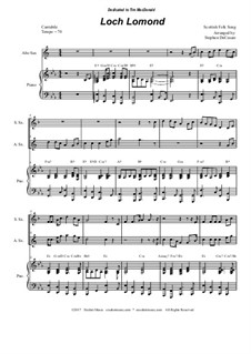 Chamber version: Duet for soprano and alto saxophone by folklore