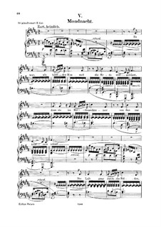 Nr.5 Mondnacht: Für Stimme und Klavier by Robert Schumann