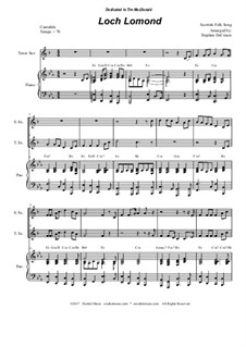Chamber version: Duet for soprano and tenor saxophone by folklore