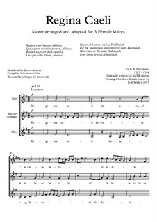 Regina Caeli: Regina Caeli by Giovanni da Palestrina