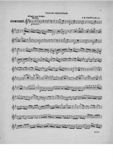 Violinkonzert Nr.18 in e-Moll: Version für Violine und Klavier – Violinstimme by Giovanni Battista Viotti