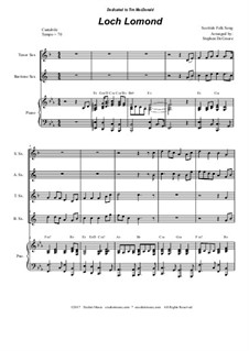 Chamber version: For saxophone quartet by folklore