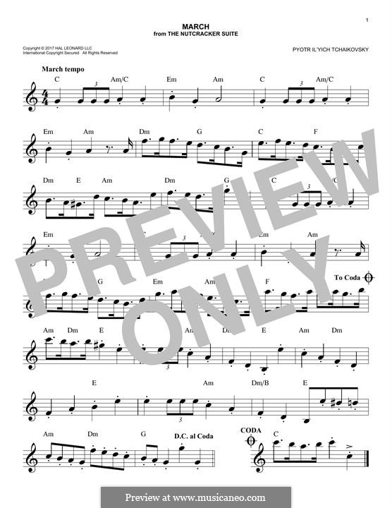 Nr.2 Marsch: Melodische Linie by Pjotr Tschaikowski