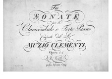 Drei Sonaten, Op.33: Vollsammlung by Muzio Clementi