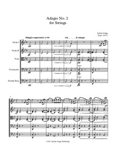 Adagio No.2 for Strings: Adagio No.2 for Strings by Jordan Grigg