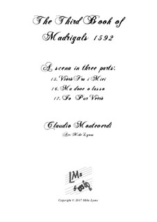 Heft 3 (für fünf Stimmen), SV 60–74: Scena 2. Arrangement for quintet instruments by Claudio Monteverdi