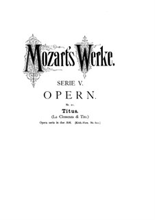 Ouvertüre: Vollpartitur by Wolfgang Amadeus Mozart