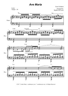 Piano version: Für einen Interpreten by Franz Schubert