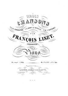 Geharnischte Lieder, S.511: Geharnischte Lieder by Franz Liszt